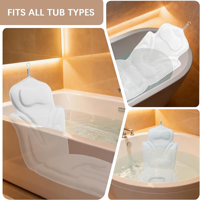 Ergonomic Full Body Bath Pillow - Image 7