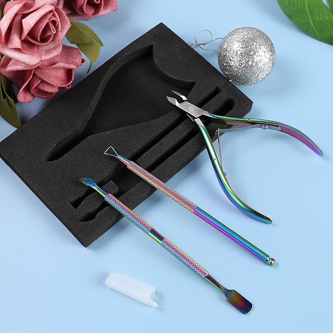 Cuticle Trimmer with Cuticle Pusher and Cutter, YINYIN Cuticle Remover Cutter - Image 7