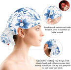 Scrub Cap with Hair Scrunchy, Ponytail Holder Surgical Cap - Image 3