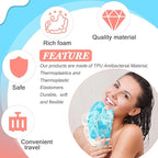 Karenhi 2 Pcs Honeycomb Exfoliating Glove Bath Mitt Body Spa Scrubber, - Image 3