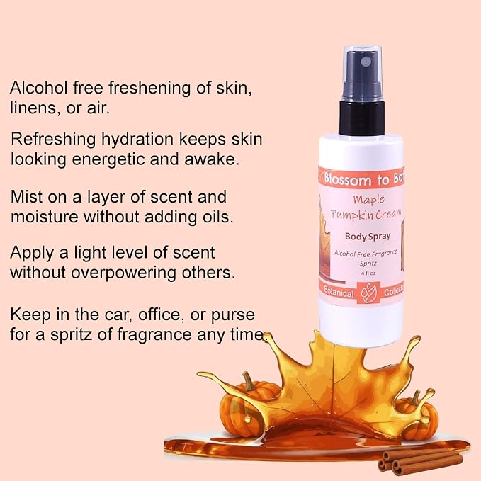Blossom to Bath Maple Pumpkin Cream Body Spray - Image 3