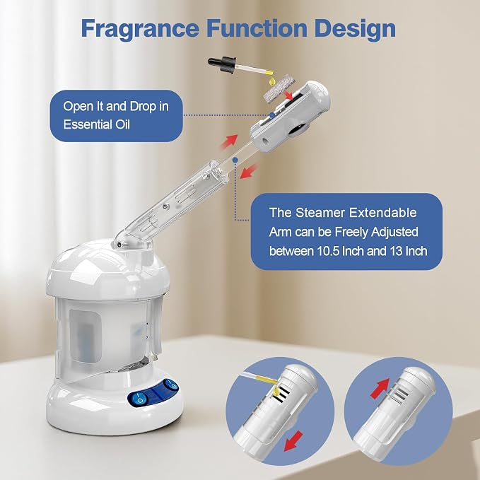 Hair Steamer Kingsteam 2 in 1 Ozone Facial Steamer, Design - Image 3