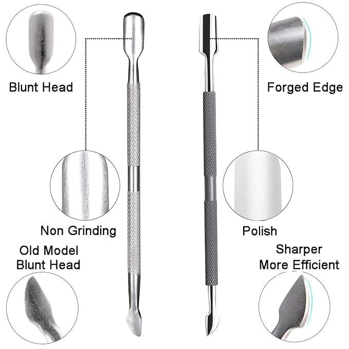 Ejiubas Cuticle Trimmer with Cuticle Pusher Cuticle Nipper Professional Grade - Image 3