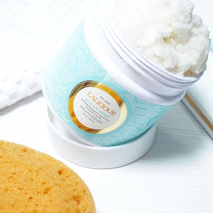 LALICIOUS Sugar Reef Exfoliating & Moisturizing Body Scrub | Sugar & Coconut - Image 6