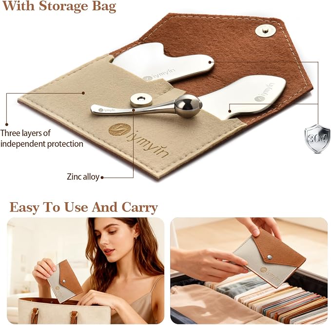 3-in-1 Stainless Steel Gua Sha Tools - Image 6