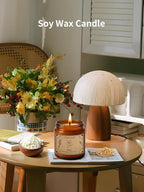 Scented Candles for Home, 16oz Large Jar Scented Candle – Jasmine Soy Wax Candle - Image 3