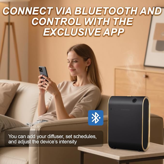 Home Bluetooth Smart Waterless Aromatherapy Machine, Essential Oil Diffuser - Image 4