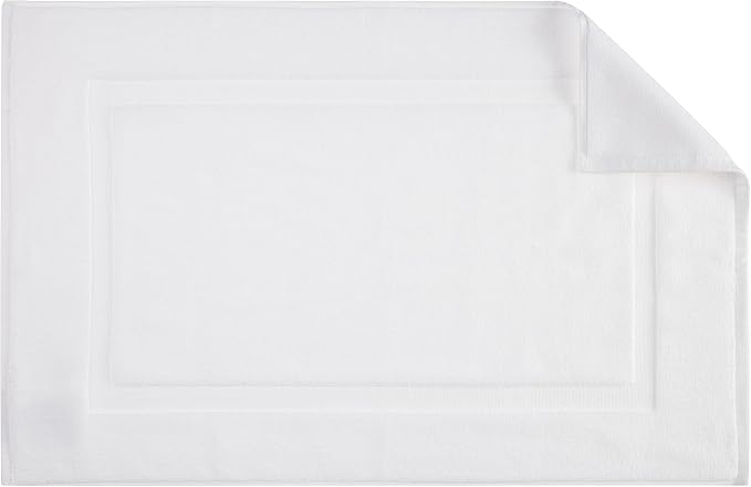 Amazon Basics Non-Slip Cotton Bath Mat, 100% Cotton Absorbent, Machine Washable - Image 4
