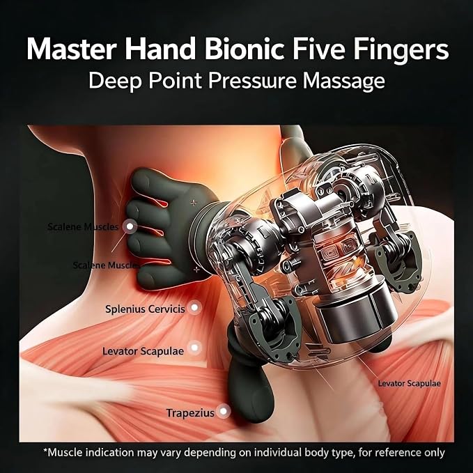 Cordless Neck Massager with Heat, 4D Bionic Shiatsu Neck and Shoulder Massager - Image 4