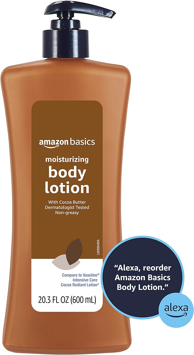 Amazon Basics Moisturizing Cocoa Butter Body Lotion - Image 4