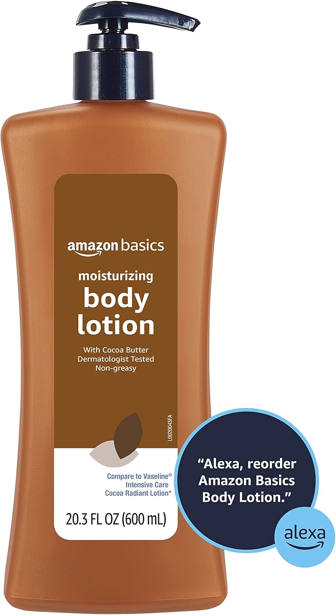 Amazon Basics Moisturizing Cocoa Butter Body Lotion - Image 3