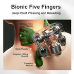 Bionic Heated Massager, Wireless Portable Shiatsu Neck and Back Massager - Image 7