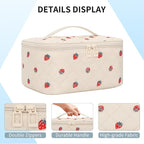OCHEAL Makeup Bag, Travel Makeup Organizer Bag, Large Capacity Cosmetic Bags - Image 6