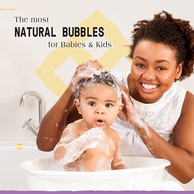 Alaffia Babies & Kids Bubble Bath, Lemon Lavender, Pump Included – Gentle - Image 3