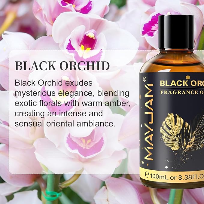 MAYJAM 100ML/3.38FL.OZ Black Orchid Fragrance Oils - Image 3