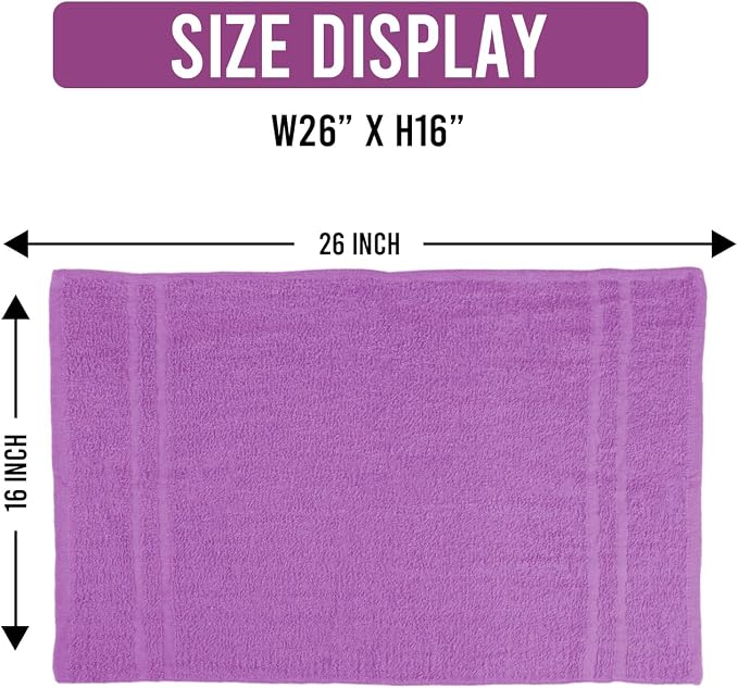 Hand Towels Purple Economy Salon Towels - Image 2