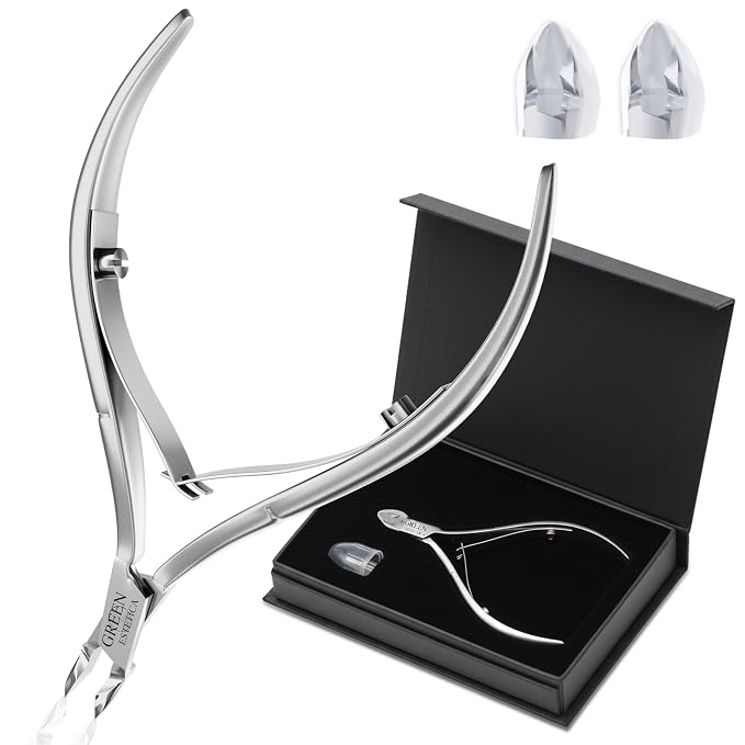 Professional Premium Cuticle Trimmer Stainless Steel Cuticle Nippers by GREENESTETICA