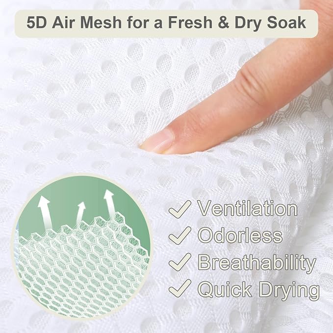 Luxury Spa Bath Pillow, Thick Full Body Cushion - Image 3