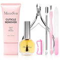 MelodySusie Cuticle Remover Kit, 60g Cuticle Remover Cream 15ML Cuticle Oil by MelodySusie