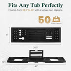 Teak Bathtub Tray | Adjustable Width Tray - Image 3