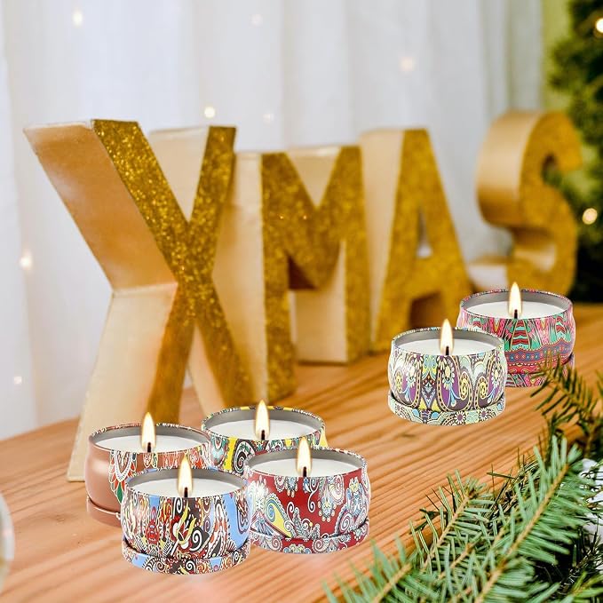 YOROXRG 24Pack Scented Candles, Soy Wax Jar Candles, Aromatherapy Candles - Image 5