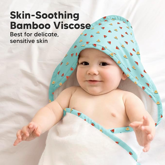 KeaBabies Hooded Baby Towel for Newborn - Image 3