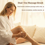 Dry Brush Set-4 Packs Natural Boar Bristle Dry Brushing Body Brush Exfoliating - Image 6
