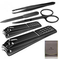 Manicure Pedicure Kit Nail Clippers Set Fingernails & Toenails Vibrissac by QLNE