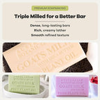 Australian Botanical Soap Goat Milk Soap Collection, 6.6 oz Bars, Goats Milk - Image 4
