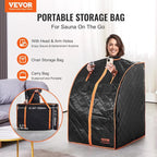 VEVOR Infrared 1050W Portable Sauna Tent Personal Sauna Kit - Image 2