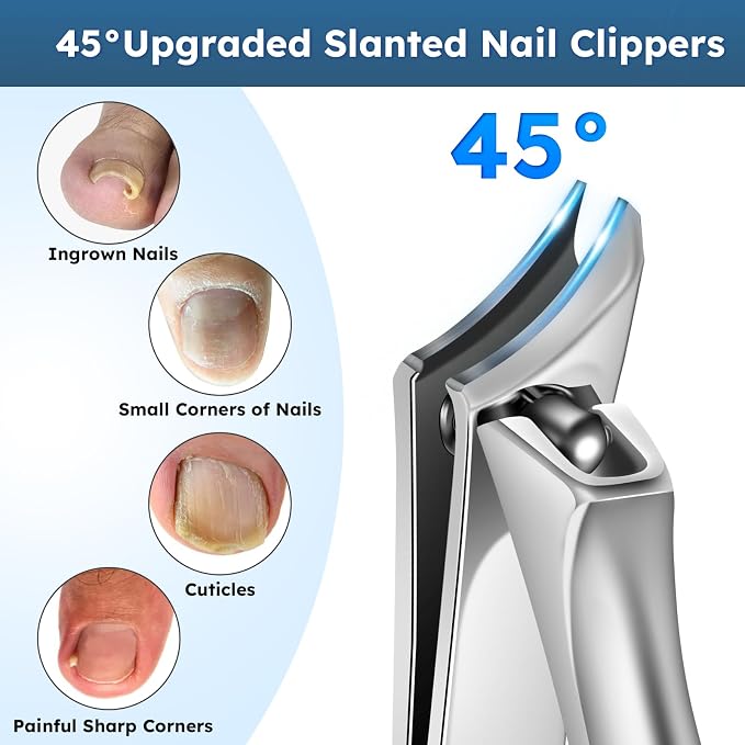 Nail Clippers for Seniors, Heavy Duty Ingrown Toenail Clippers - Image 4