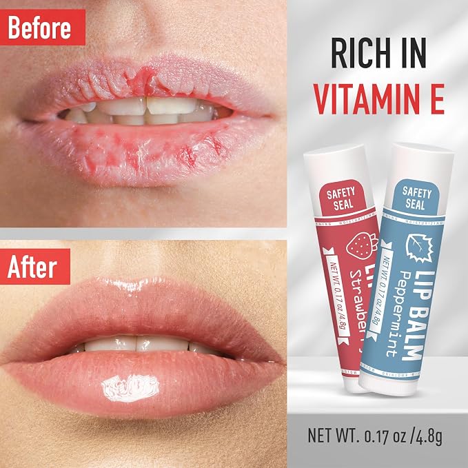 AZEN 120 Pack Lip Balm, Natural Lip Balm Bulk, Lip Care Product, Moisturizing - Image 4