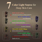 MEGELIN Led Red Light Therapy Face & Neck Mask, 7 Colors Led Light Therapy - Image 4