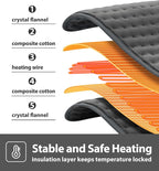 Heating pad for Back Pain Relief, Heating Pads for Neck, Fathers Mothers Day - Image 9
