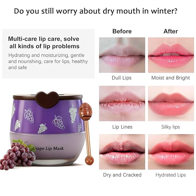 6PCS Bee Lip Balm Honey Pot Set, Moisturizing Propolis Mask, Hydrating - Image 6