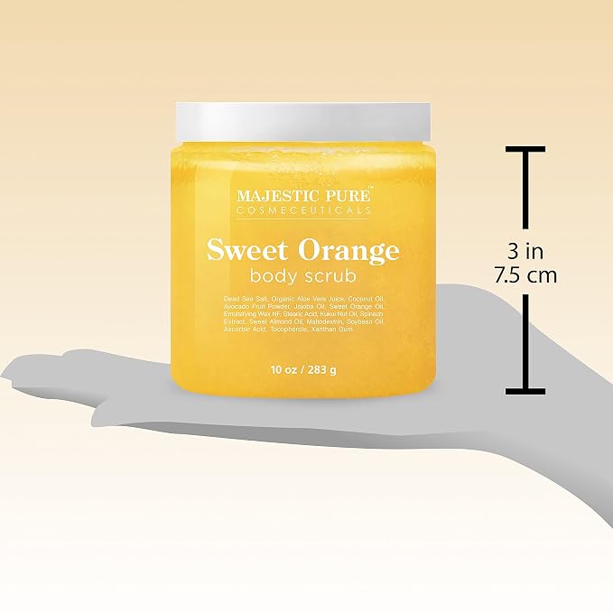Majestic Pure Sweet Orange Body Scrub - Image 6