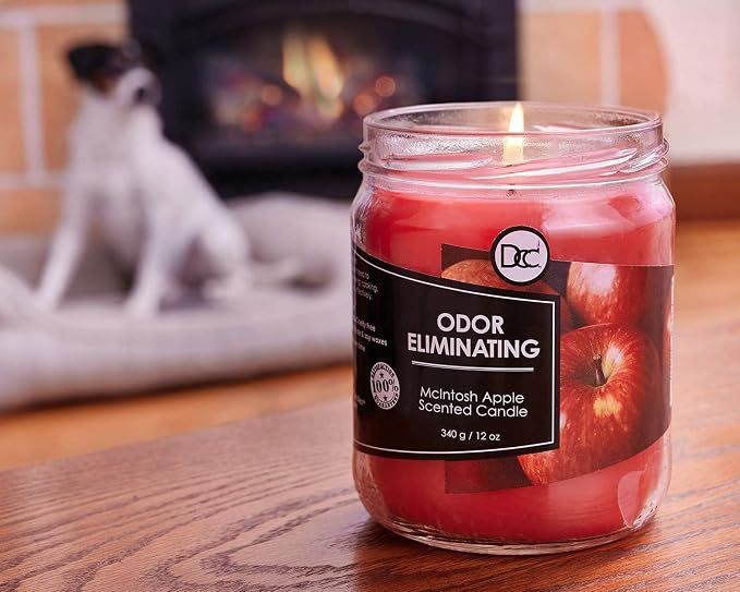Mcintosh Apple Odor Eliminating Highly Fragranced Candle - Image 5