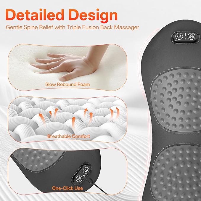 3-in-1 Electric Lumbar Support Pillow - Image 3