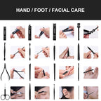 FAMILIFE Gifts for Men, Manicure Set Clippers Manicure Kit Nail Clipper Sets - Image 4