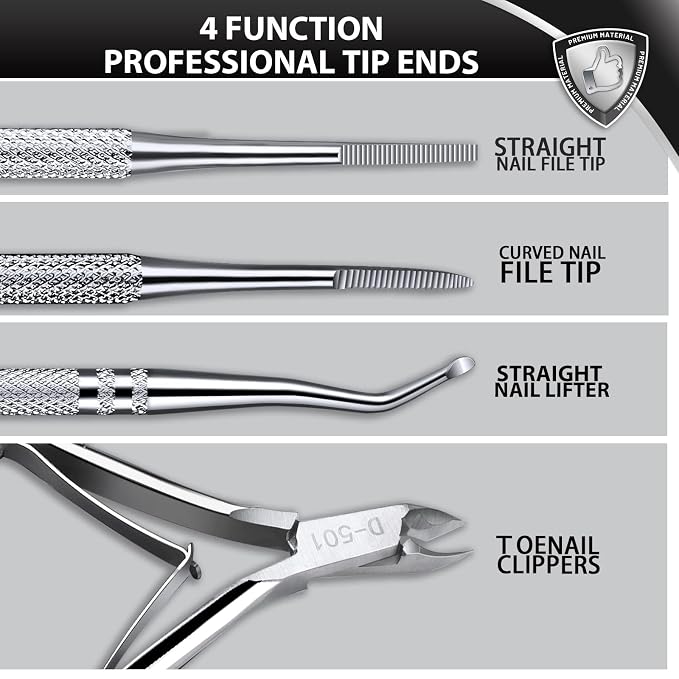 Teenitor Ingrown Toenail Tool, Pedicure Tools - Image 2