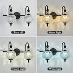 Piepooye Vintage Bathroom Light Fixtures Black Vanity Light - Image 8