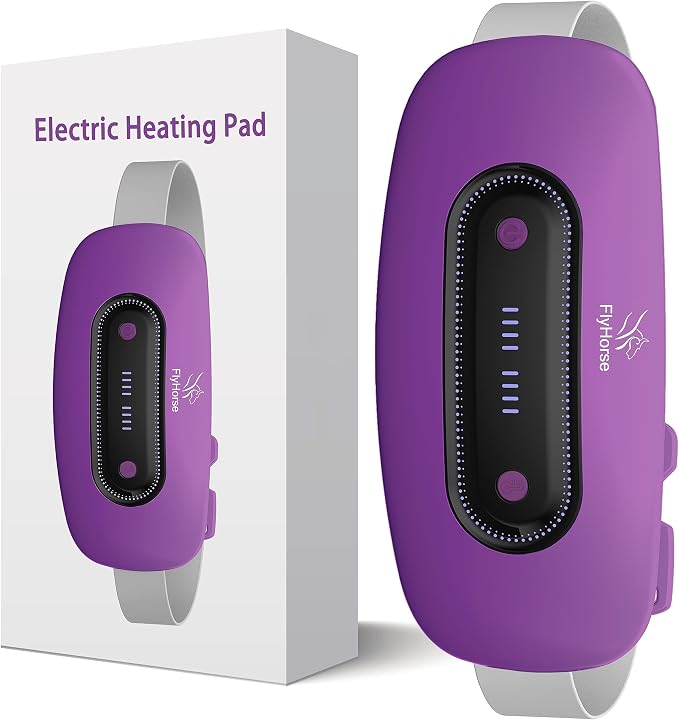 Electric Heating Pad, Portable Cordless Menstrual Pad by Flyhorse