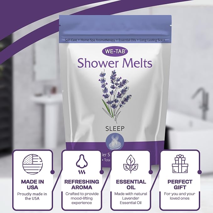 Shower Steamers 10-pk with Essential Oil Aromatherapy to Unwind and Sleep - Image 2