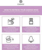 Essence Wearable Aromatherapy Nasal Diffuser – Lavender Essential Oil Nose Ring - Image 5