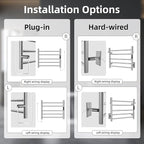 P&Dlusir Towel Warmer, Heated Towel Rack - Image 5