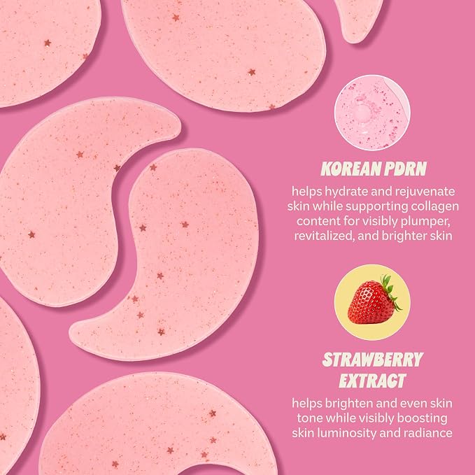 The Crème Shop Gelly Brightening Under Eye Patches, Hydrogel Eye Masks - Image 3