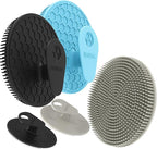 Silicone Body and Face Scrubber Set 5 Pack, BEAUTAIL Shower Bath Scrubber by BEAUTAIL