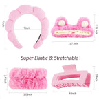 VELSCRUN Spa Headband, Makeup Face Wash Skincare Headbands, Stuff - Image 6