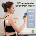 AUVON 3-in-1 TENS Unit Muscle Stimulator, EMS Massage Machine - Image 3
