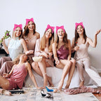 Semato 8 Pcs Hot Pink Spa Headband - Image 6